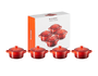 Kit 4 Mini Cocottes Vermelho Le Creuset