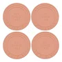 Kit 4 Porta Copos de Silicone Le Creuset Pêche 10 cm