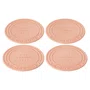 Kit 4 Porta Copos de Silicone Le Creuset Pêche 10 cm