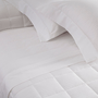 Jogo De Colcha Queen Damask Stripes 300 Fios Buddemeyer Branco