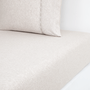 Lençol com Elástico Queen Boss Sense 1,60 x 2,00 Boss Home Natural