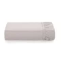 Lençol Com Elástico Queen Bossa 300 Fios Karsten Prata 1,60 x 2,00 m