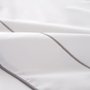Lençol de Cima Queen Flandre 200 Fios Algodão Orgânico Yves Delorme Prata 2,40 m x 2,95 m