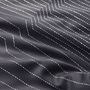 Lençol de Cima Queen Tennis Stripes 300 Fios Preto Hugo Boss Home 2,40 x 3,00