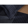 Lençol de Cima Super King Tennis Stripes 300 Fios Preto Hugo Boss Home 2,70 x 3,00