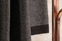 Manta de Tricô Bormio Trussardi Black 1,25m x 1,50m