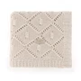 Manta Giulia Tricot Trussardi Bege 1,25 x 1,50 m