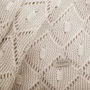 Manta Giulia Tricot Trussardi Bege 1,25 x 1,50 m