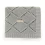 Manta Lucenzo Tricot Trussardi Cinza 1,25 x 1,50 m