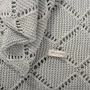 Manta Lucenzo Tricot Trussardi Cinza 1,25 x 1,50 m