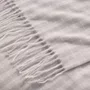 Manta Rione Trussardi Branco/Cinza 1,25 x 1,50 m