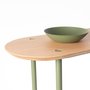 Mesa Lateral Alta Verso Verde Militar Iludi Design 40 cm
