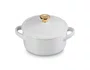Mini Cocotte Holly Le Creuset Branco 10cm