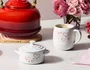 Mini Cocotte Mon Coeur Le Creuset Branco 250 ml