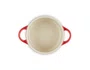 Mini Cocotte Pegador Coração Dourado Le Creuset Vermelho 250 ml