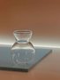 Mini Vaso de Mesa em Vidro Manu Fisch 6 x 7 cm