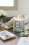 Mini Vela French Cade Pote de Vidro Relevo Voluspa 50 horas