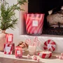 Mini Vela Copo Vidro Crushed Candy Cane Voluspa 25 Horas
