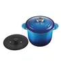 Panela de Arroz com Tampa Interna Le Creuset Azure Blue 18 cm