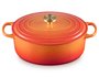 Panela Oval Signature Le Creuset Flamme Dorée 31 cm
