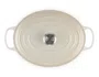 Panela Oval Signature Le Creuset Meringue 35 cm