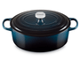Panela Oval Signature Le Creuset Nuit 31 cm