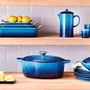 Panela Redonda Risotto Signature Le Creuset Azure Blue 30 cm