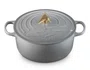 Panela Redonda Signature Enterprise Star Trek Le Creuset Mist Grey 26 cm