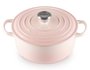 Panela Redonda Signature Le Creuset Shell Pink 22 cm
