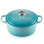 Panela Redonda Signature Le Creuset Azul Caribe 16 cm