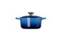 Panela Redonda Signature Le Creuset Azure Blue 16 cm