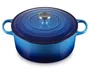 Panela Redonda Signature Le Creuset Azure Blue 28cm