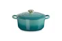 Panela Redonda Signature Le Creuset Bleu Riviera 22 cm