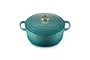 Panela Redonda Signature Le Creuset Bleu Riviera 22 cm