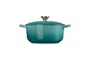 Panela Redonda Signature Le Creuset Bleu Riviera 22 cm