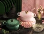 Panela Redonda Wicked Glinda Signature Le Creuset Shell Pink 24 cm