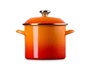Panela Stock Pot com Pegador em Aço Inox Le Creuset Laranja 22 cm
