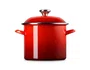 Panela Stock Pot com Pegador em Aço Inox Le Creuset Vermelho 22 cm
