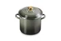 Panela Stock Pot Pegador Dourado Le Creuset Thyme 22 cm
