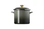 Panela Stock Pot Pegador Dourado Le Creuset Thyme 22 cm
