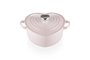 Panela Traditional Coração Le Creuset Shell Pink 20cm