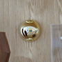 Peça Decorativa Em Acrílico Baby Meia Lua Gold By Gabs