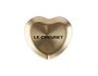 Pegador Coração em Aço Inox Le Creuset Dourado 47 mm
