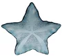 Petisqueira Acrílico Grande Estrela Azul 37 cm