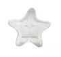 Petisqueira Acrílico Pequena Estrela Transparente 20 cm