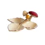 Petisqueira Folhas Cogumelos Zanatta Casa 28 x 26,5 cm