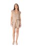 Pijama Curto Splendore Trussardi Bege G