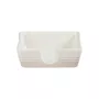 Porta Guardanapo em Cerâmica Signature Le Creuset Meringue 15 cm