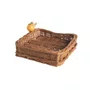Porta Guardanapo em Vime Natural com Laranja Sweet Home Decor