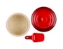 Porta Ração com Dosador Pet Collection Le Creuset Vermelho 2,3 L